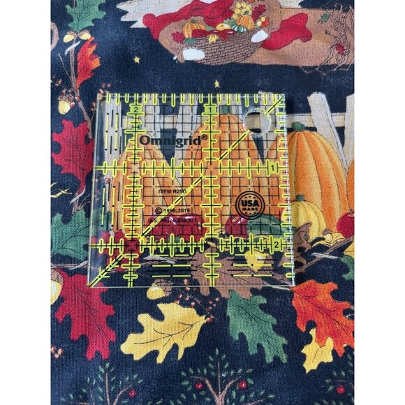 Pumpkin Ridge Border Print Fall Cotton Fabric 1 yd Deb Strain Moda - Picture 2 of 4